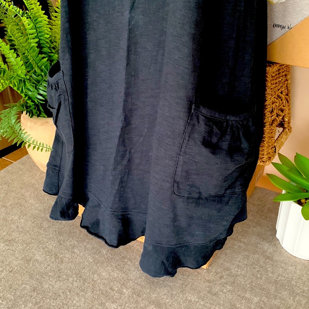 ATHLETA Black Racerback Beach Coverup with Pockets S - Picture 5 of 9